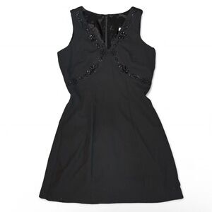 Rampage Black Embellished Mini Dress